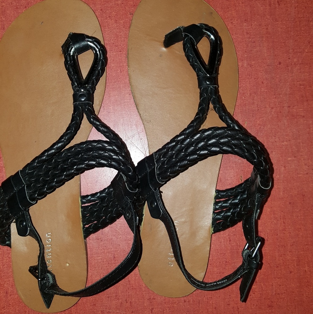 Black sandals